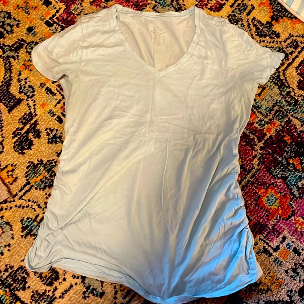 Isabel maternity light blue medium tee